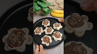 Banana chocolate Cluster healthyrecipe snacks easydessert [upl. by Laaspere458]