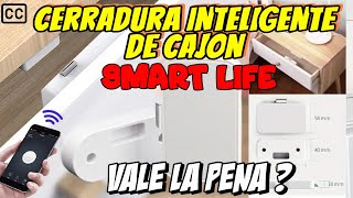 Cerradura inteligente de cajón Smart Life Vale la pena [upl. by Adnovahs]