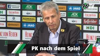 8 Spieltag  Hannover 96  Borussia M´Gladbach  PK nach dem Spiel [upl. by Liuqnoj]