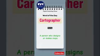 quotCartographerquot Meaning in English  English Vocabulary Course english englishvocabulary [upl. by Esnofla90]