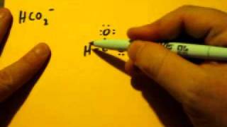 Lewis Dot Structure of HCO2 Formate Ion [upl. by Helm]