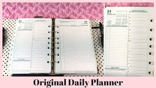 Original Daily Planner Review and How I Use It [upl. by Abramo]