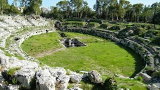 SIRACUSA  Sicily  Italy   ANFITEATRO ROMANO  Roman amphitheater  fto 43 [upl. by Annayt730]