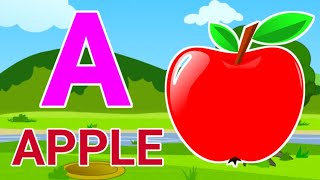 A for apple  अ से अनार  abcd  phonics song  a for apple b for ball c for cat  abcd song  abcde [upl. by Curley]