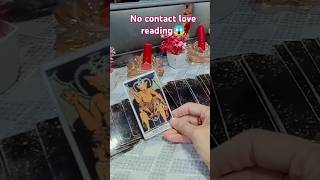 No contact love reading💞💯 ytstudio shorts reels [upl. by Anawaj]