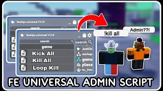 FE  Universal Admin Script Hub  ROBLOX SCRIPTS  Over 500 Admin Features [upl. by Marlon]