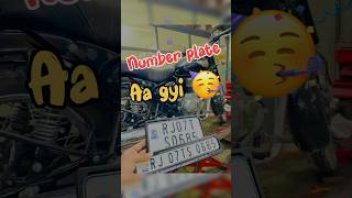 Finally Bullet ki Nummber plate aa gyi🥳service bhi kar li Day 311 minivlogbulletlovervlogs [upl. by Ariat]