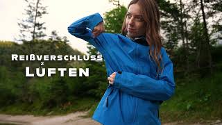 Damen Regenjacke zum Wandern [upl. by Anier]