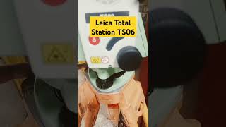 Leica Total Station Model TS06 Battery Change surveyor surveywork technology foryou [upl. by Templia736]