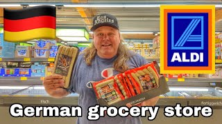 Exploring German Supermarket Aldi compare to American Grocery store 2022 [upl. by Sanborn]