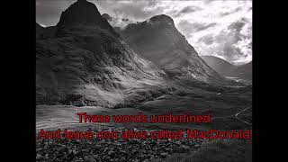 The Massacre of Glen Coe [upl. by Assirol]