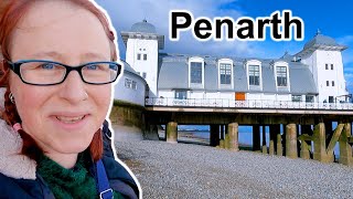 Penarth South Wales UK  Pier beach amp cliff top walk [upl. by Aiduan592]