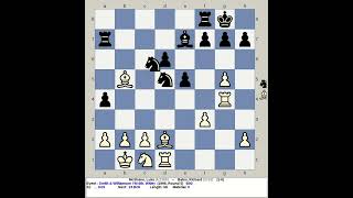 McShane Luke J vs Bates Richard  Smith Williamson YM Chess 6th 1996 Witley England [upl. by Kirkwood824]