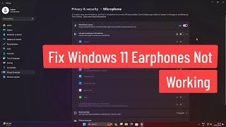 Fix Windows 11 Earphones Not Working [upl. by Marijn]