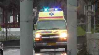 Brandweer en Ambulance Dienst met spoed in Rotterdam Dag Compilatie [upl. by Grimes]