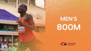 Mens 800m Final  World Athletics U20 Championships [upl. by Anerrol]