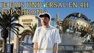 JE FAIS TOUT UNIVERSAL STUDIOS EN 4H TOP CHRONO [upl. by Anirec]