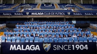 El Málaga CF con sus pueblos para celebrar el día de Andalucía [upl. by Aneleairam]