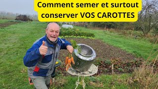 Comment conserver les carottes pour lhiver [upl. by Serrell106]