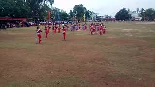 SRI JAYAWARDANAPURA GIRLS COLLEGE KOTTE  SENIOR EASTERN BAND PLATOON 2018 [upl. by Zzahc65]