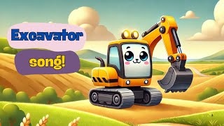 🚜🎶 Dig amp Dance The Fun Excavator Song for Kids 🎶🚜 [upl. by Kilroy894]