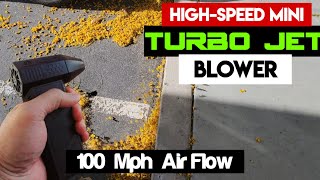 Portable Jet Air Blower Rechargeable and Powerful Blasting Action fan [upl. by Suiramad600]