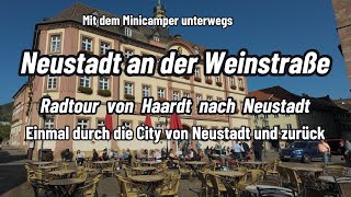 Radtour  vom Ortsteil Haardt in die City von Neustadt an der Weinstraße [upl. by Kong]