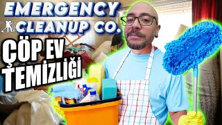 ÇÖP EV TEMİZLİĞİ  Bİ EV BU KADAR KİRLETİLEBİLİR  EMERGENCY CLEANUP CO [upl. by Dewhirst31]