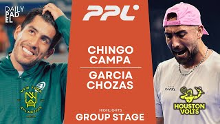 PUTTING UP A FIGHT  ChingottoCampa VS GarciaChozas  Padel Pro League  New York  Highlights [upl. by Combes918]