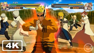 All Hokages Ultimate JutsusTeam Ultimate Jutsus 4K 60fps  Naruto Storm Connections [upl. by Eeluj]