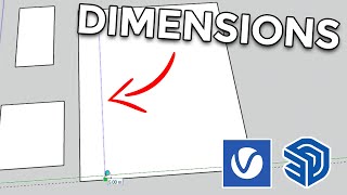 Using Measurements in Sketchup the right way  Beginners Tutorial [upl. by Riha]