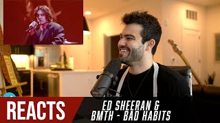 Producer Reacts to Ed Sheeran feat Bring Me The Horizon  Bad Habits Live [upl. by Calia]