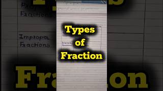 Type of fractions shorts maths trendingshort [upl. by Aara474]