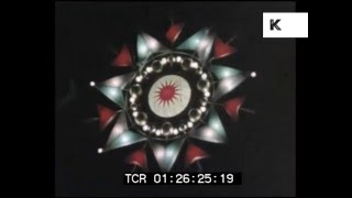 1960s London Christmas Lights Neon Rare Home Movie Footage [upl. by Kciredor859]