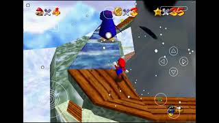 Super Mario 64 trying to get stars from snowmans land ❄️ [upl. by Pallaton]