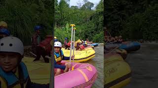 Posisi harus enak arungjeram rafting raftingsubang raftingbandung wisata adventure [upl. by Benisch]