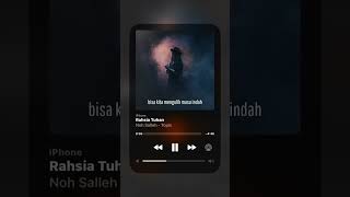 Noh Salleh  Rahsia Tuhan viralvideo tiktoksongs tiktokvideo shortvideo [upl. by Nosaes]