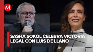 Sasha Sokol confirma sentencia contra Luis de Llano [upl. by Nnylarej]