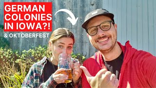 CELEBRATING OKTOBERFEST IN THE AMANA COLONIES Things to do in Iowa fall van life [upl. by Dumas]