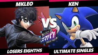 Sumapa 153 TOP 8  MkLeo Joker Vs KEN Sonic Smash Ultimate  SSBU [upl. by Demb]