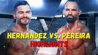 UFC Fight Night Hernandez vs Pereira Results amp Highlights [upl. by Malone]