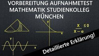 Mathe Aufnahmeprüfung Studienkolleg TU München [upl. by Knight]