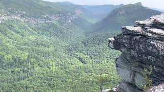 Linville Gorge Wilderness Shortoff Mountain  MTS trail North Carolina [upl. by Naugal]