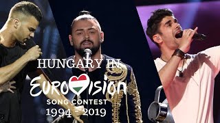 EUROVISION THROUGH TIME ETT  All Songs HUNGARY 1993  2019 Recap and Ranking [upl. by Carper703]