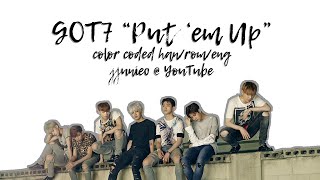 GOT7  Putem Up손들어 Color Coded HanRomEng Lyrics [upl. by Solomon]