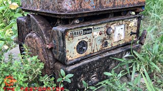 Restoration YAMAHA Generator ET900  Restore Generator Antique 2 Stroke [upl. by Cordelia]