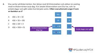 Högskoleprovet XYZ uppgift 2 från höstens högskoleprov 2024 provpass 4 kvantitativ del [upl. by Colpin]