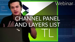 Titler Live 5  Channel panel and layers list  NewBlue Webinar [upl. by Lagiba]