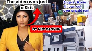 Angela Okorie Shuts Rumors Says the House video was a Skit Shows off new Mansion angelaokorie [upl. by Gennaro142]