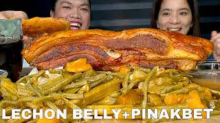 CRISPY LECHON BELLY x PINAKBET MUKBANG  PUTOK BATOK MUKBANG PHILIPPINES [upl. by Katina366]